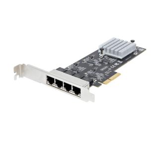 StarTech.com 4-Port 2.5Gbps NBASE-T PCIe Network Card, Intel I225-V Chip, Quad …