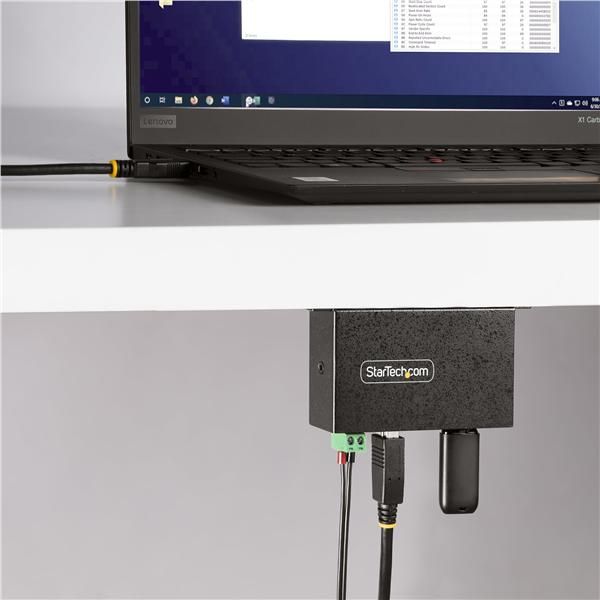 StarTech.com 4-Port Managed USB Hub with 4x USB-A, Heavy Duty with Metal Indust…