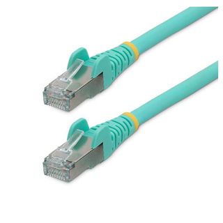 StarTech.com 50cm CAT6a Ethernet Cable - Aqua - Low Smoke Zero Halogen (LSZH) -…