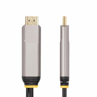 StarTech.com 50ft (15.2m) USB-C to HDMI 2.0 Active Optical Cable, 4K 60Hz - Cav…