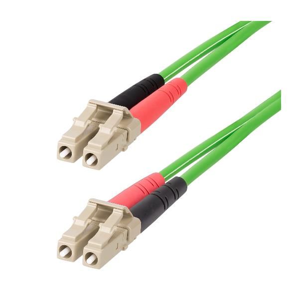 StarTech.com 5m (15ft) LC to LC (UPC) OM5 Multimode Fiber Optic Cable, 50/125µm…