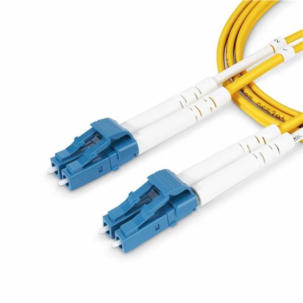 StarTech.com 5m (16.4ft) LC to LC (UPC) OS2 Single Mode Duplex Fiber Optic Cabl…