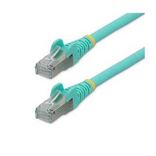 StarTech.com 7.5m CAT6a Ethernet Cable - Aqua - Low Smoke Zero Halogen (LSZH) -…