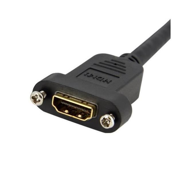 StarTech.com Adattatore HDMI Femmina a Maschio da 90cm, Cavo HDMI ad alta veloc…