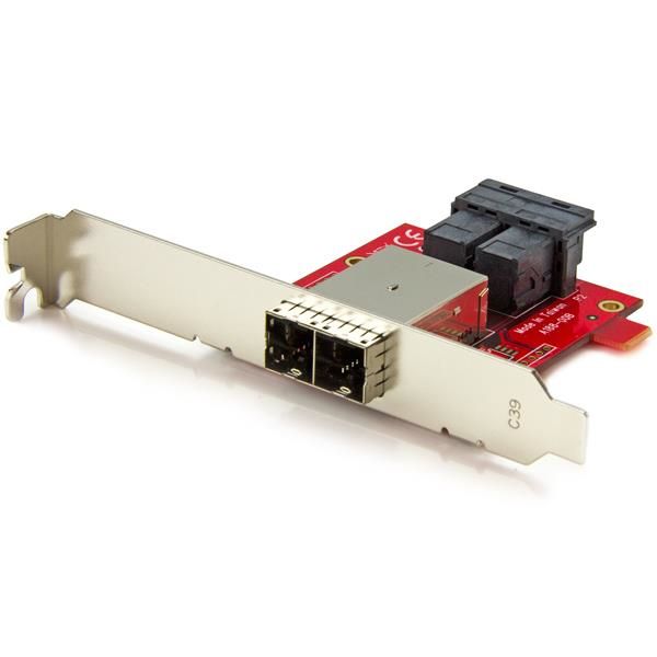 StarTech.com Adattatore Mini-SAS - Dual SFF-8643 a SFF-8644 - con Staffa Intera…