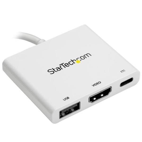 StarTech.com Adattatore Multifunzione USB-C a HDMI 4k con Power Delivery e port…