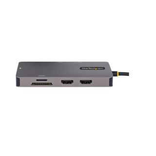 StarTech.com Adattatore Multiporta USB C, Doppio HDMI 4K 60Hz, Hub USB-A 5Gbps,…