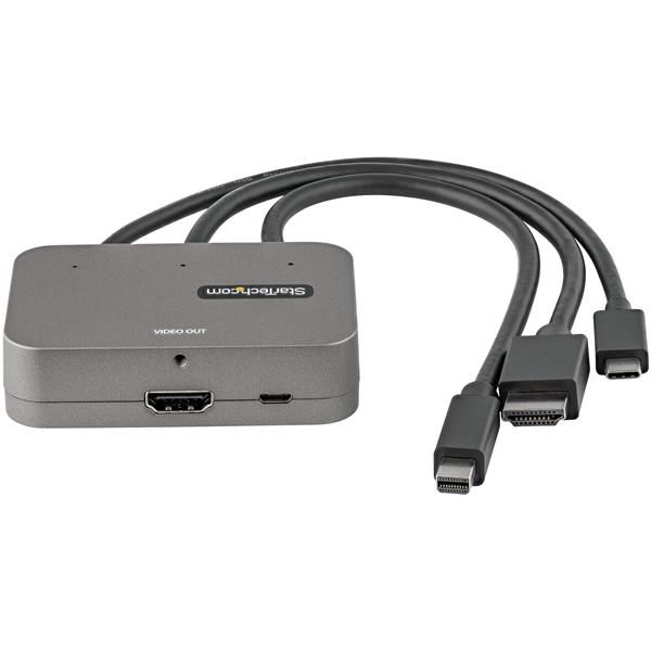StarTech.com Adattatore Multiporta a HDMI 3-in-1 - Convertitore da USB-C, HDMI …