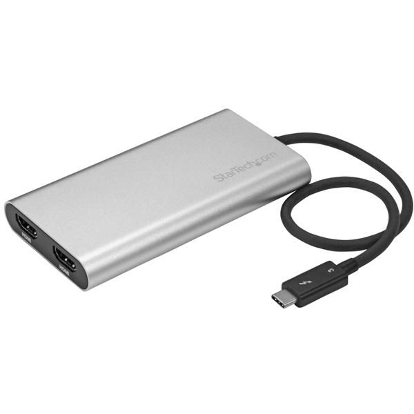 StarTech.com Adattatore Thunderbolt 3 a doppio monitor HDMI - Convertitore Thun…
