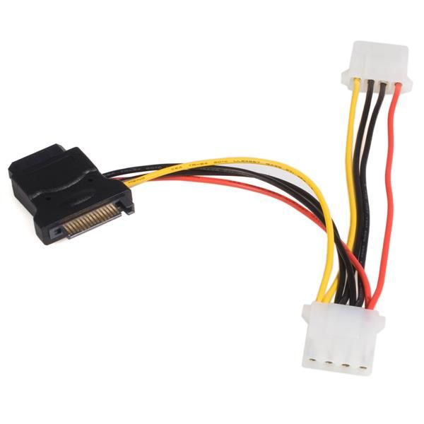 StarTech.com Adattatore per cavo di alimentazione da SATA a LP4 con 2 LP4 aggiu…
