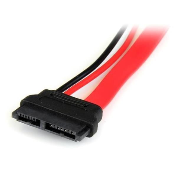 StarTech.com Adattatore slimline SATA a SATA con alimentazione 15 cm - Slim SAT…