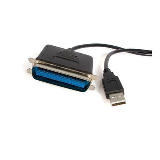 StarTech.com Adattatore stampante USB a porta parallela da 1,8 m - M/M - IEEE-1…