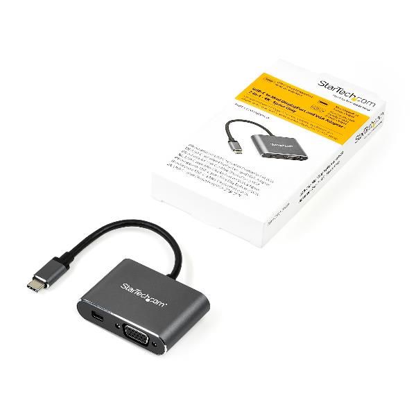 StarTech.com Adattatore video multiporta USB-C - Mini DisplayPort o VGA - 4K 60…