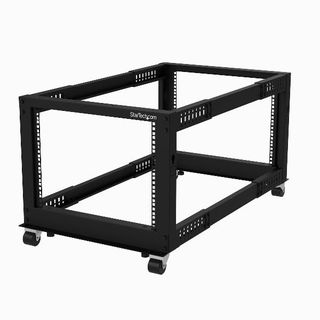 StarTech.com Armadio Server Rack a telaio aperto 8U - Compatto a 4 staffe con p…