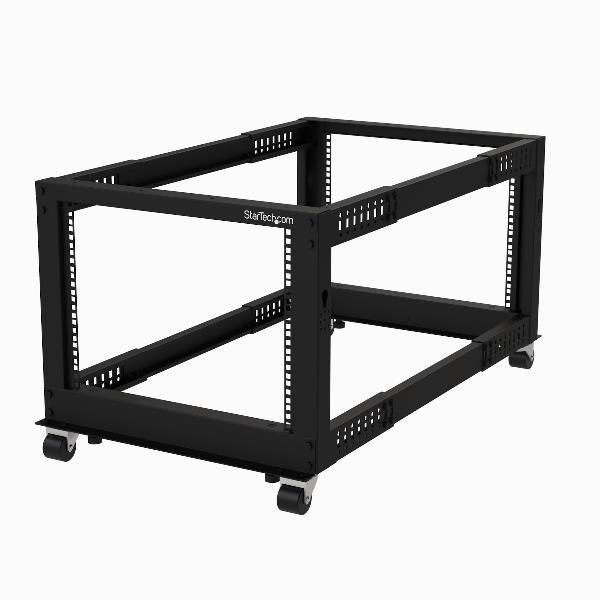 StarTech.com Armadio Server Rack a telaio aperto 8U - Compatto a 4 staffe con p…
