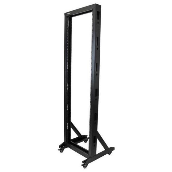StarTech.com Armadio Server Rack con 2 staffe a Telaio Aperto 42U con ruote ori…