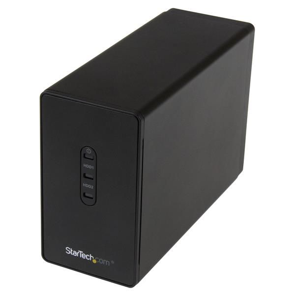 StarTech.com BOX Esterno a doppio alloggiamento Disco rigido da 2,5" - USB 3.0 …