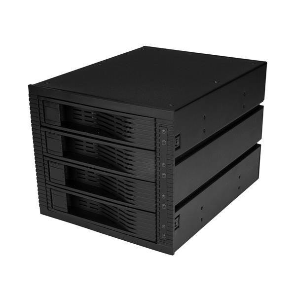 StarTech.com Backplane a 4 alloggi da 3,5" SATA/SAS per 3 unità da 5,25" - Tray…