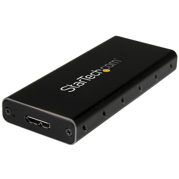 StarTech.com Box Esterno mSATA in alluminio USB 3.1 (10Gbps) - Portatile e como…