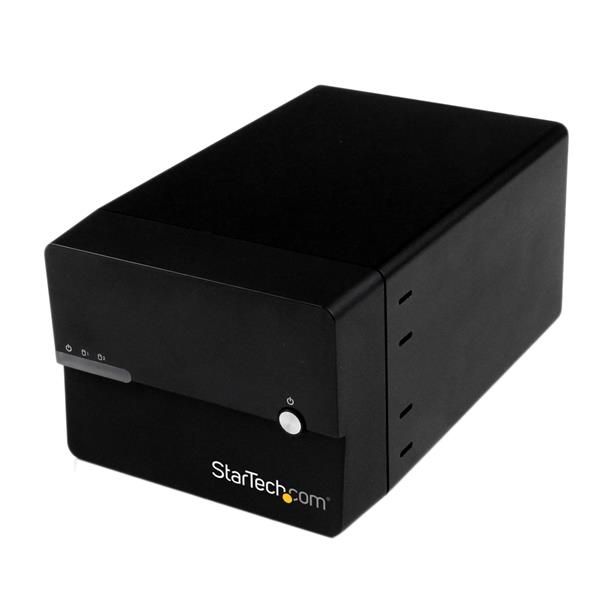 StarTech.com Box RAID esterno per due dischi rigidi SATA III 3,5" USB 3.0/eSATA…