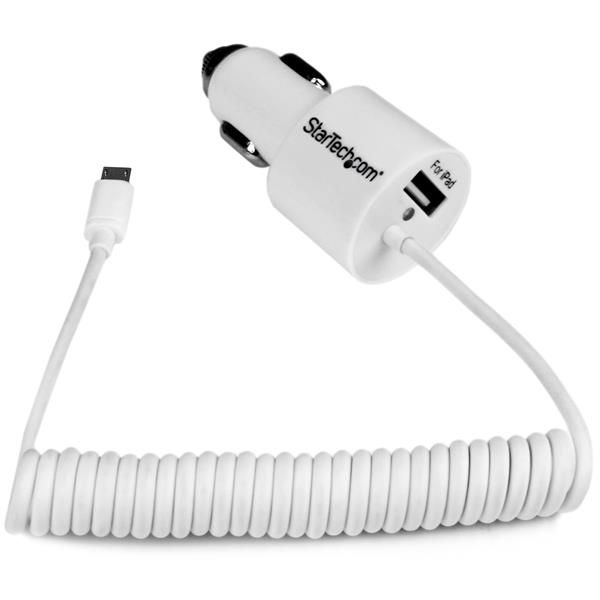 StarTech.com Caricatore accendisigari da auto a doppia presa con cavo Micro-USB…