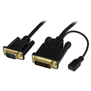 StarTech.com Cavo Convertitore attivo DVI a VGA / Adattatore DVI-D a VGA con ca…