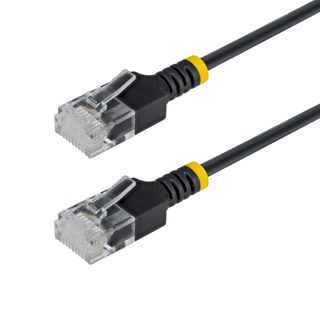 StarTech.com Cavo Ethernet CAT6a Ultra Sottile da 1,5 m Nero, Snagless, UTP in …