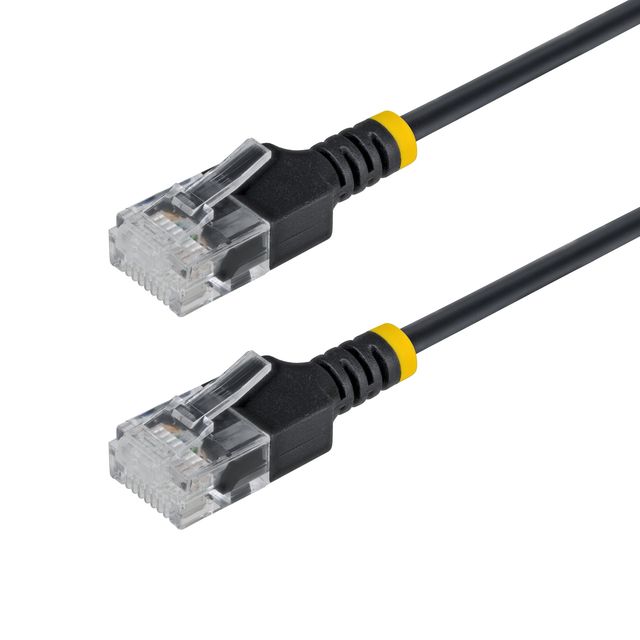 StarTech.com Cavo Ethernet CAT6a Ultra Sottile da 1,5 m Nero, Snagless, UTP in …