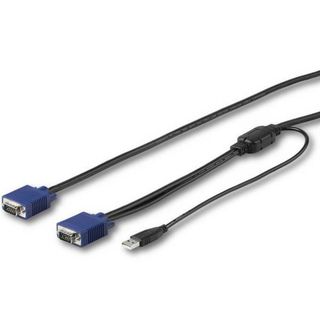 StarTech.com Cavo KVM USB da 3m per Console Montabile ad Armadio Rack - VGA & U…