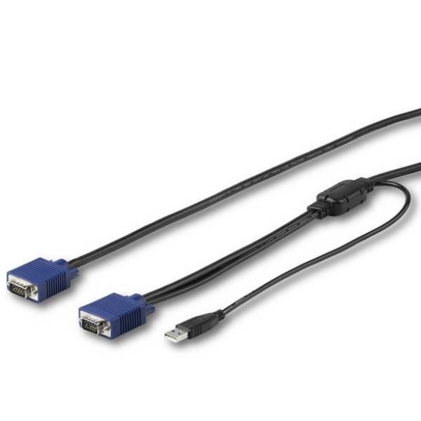 StarTech.com Cavo KVM USB da 4,6m per Console Montabile ad Armadio Rack - VGA &…