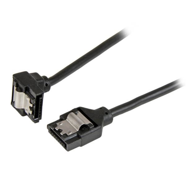 StarTech.com Cavo SATA a Serial ATA Rotondo e Angolato a destra di Tipo L con c…