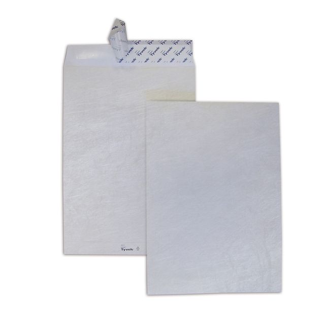 Busta a sacco Postyvek - strip adesivo - 22,9 x 32,4 cm - 55 gr - tyvek - bianc…