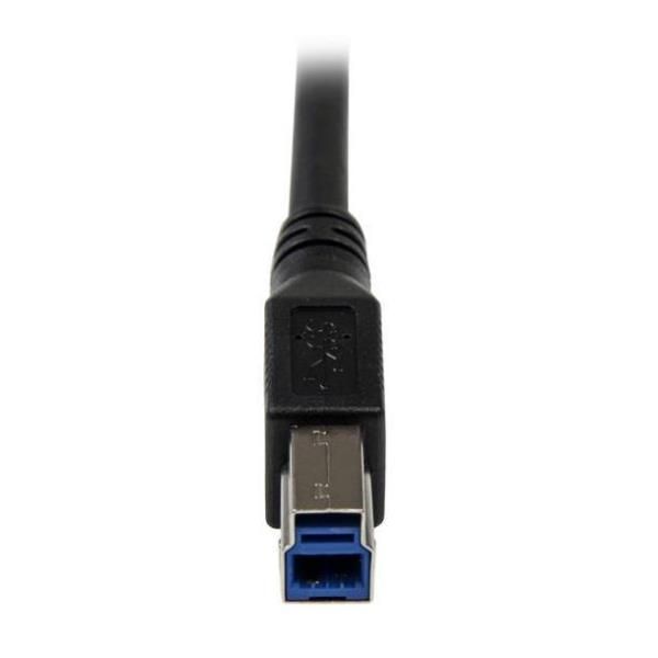 StarTech.com Cavo USB 3.0 SuperSpeed da 1 m nero - Angolare destro A a B - M/M …