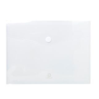 Busta a tasca con chiusura in velcro - PPL - 24 x 32 cm - trasparente - Exacomp…