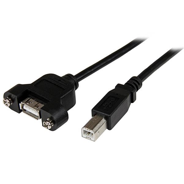 StarTech.com Cavo USB a pannello 91 cm A ad B - F/M - Prolunga USB - USB (F) a …
