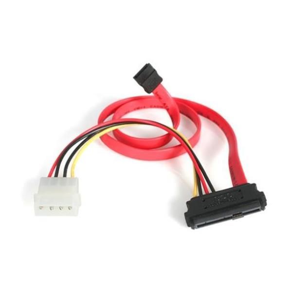 StarTech.com Cavo adattatore SAS 29 Pin a SATA con alimentazione LP4, 45 cm - C…