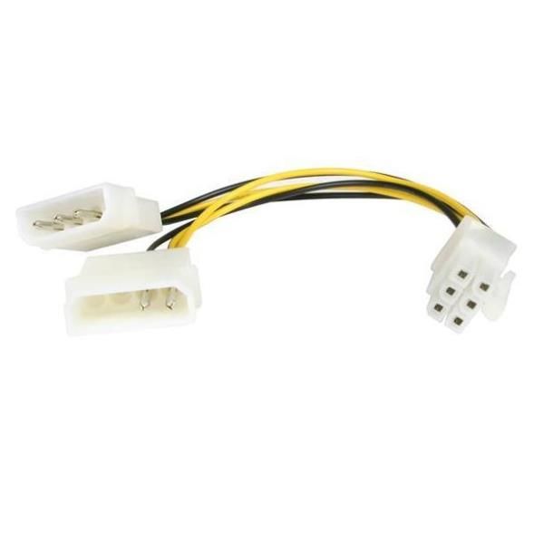 StarTech.com Cavo adattatore alimentazione Scheda video PCI Express - LP4 a 6 P…