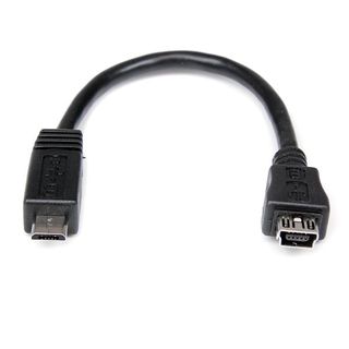 StarTech.com Cavo adattatore micro USB a mini USB 15 cm M/F - Adattatore USB - …