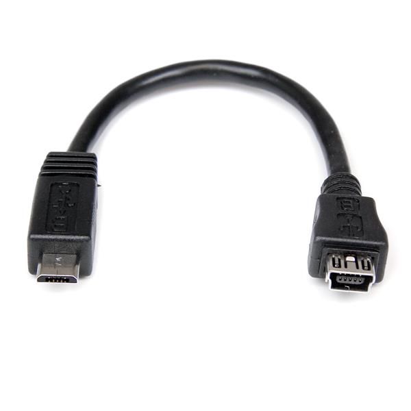 StarTech.com Cavo adattatore micro USB a mini USB 15 cm M/F - Adattatore USB - …