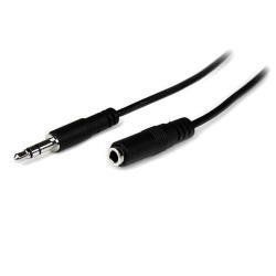 StarTech.com Cavo audio di prolunga stereo slim da 3,5 mm 1m - M/F - Mini esten…