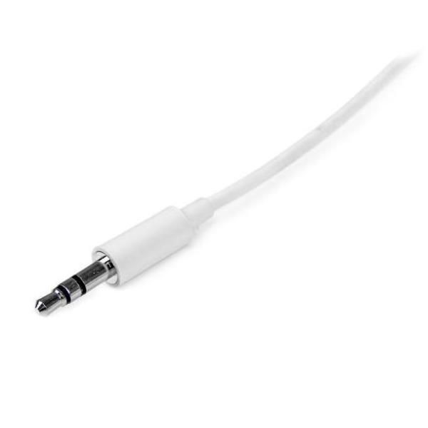 StarTech.com Cavo audio stereo slim da 3,5 mm bianco 3m - M/M - Cavo per cuffie…