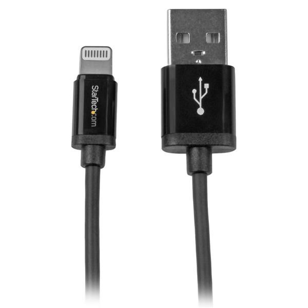 StarTech.com Cavo connettore corto Lightning a 8 pin Apple a USB da 15cm nero p…