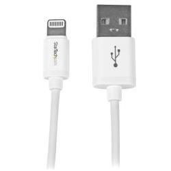 StarTech.com Cavo connettore lightning a 8 pin Apple bianco da 30cm a USB per i…