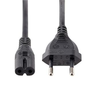 StarTech.com Cavo di Alimentazione CA da 2m, Spina Europlug a C7, 2.5A-250V, 18…