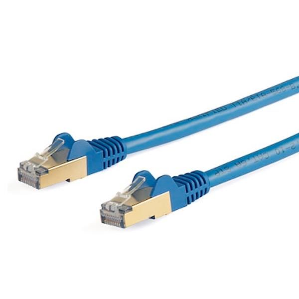 StarTech.com Cavo di rete Ethernet RJ45 CAT6a da 7m - Blu- Cavo in rame - Cavo …