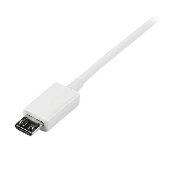 StarTech.com Cavo micro USB bianco 0,5 m - A a Micro B - Cavo USB - Micro-USB T…