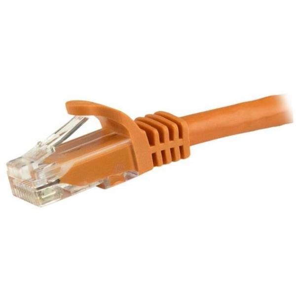 StarTech.com Cavo patch antigroviglio UTP RJ45 Cat6 Gigabit 15 m arancione - Ca…