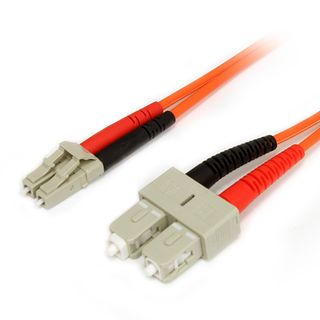 StarTech.com Cavo patch duplex in fibra multimodale 62,5/125 3 m LC/SC - LSZH (…