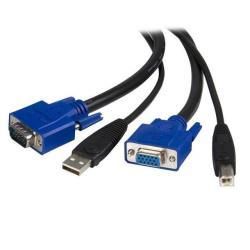 StarTech.com Cavo per commuttatore KVM 2 in 1 VGA e USB - Cavo Switch KVM per U…