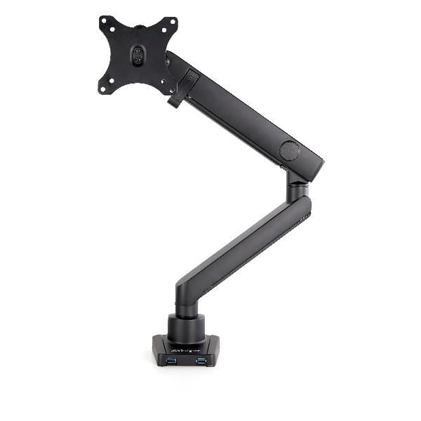StarTech.com Desk Mount Monitor Arm with 2x USB 3.0 ports, Slim Full Motion Adj…